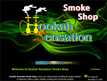 Tablet Screenshot of hookahsensation.com